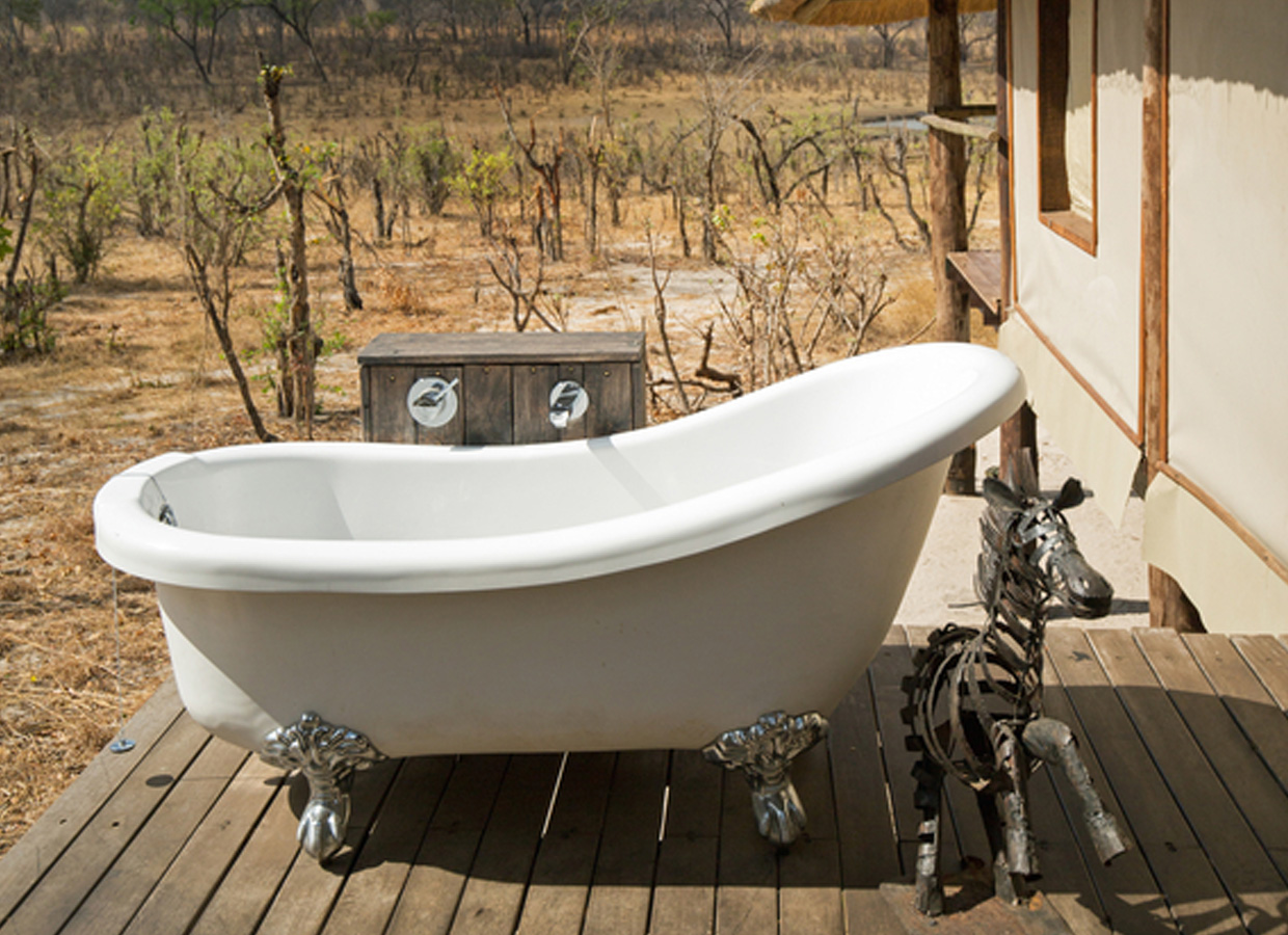 Showering at the campsite in Corona time inepro